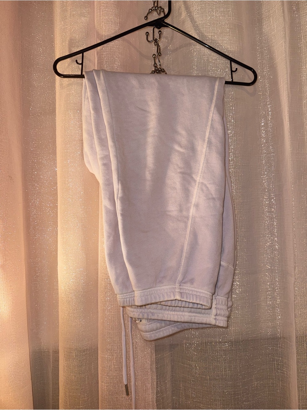 aerie Cream Ankle Joggers – Cropped Casual Pants